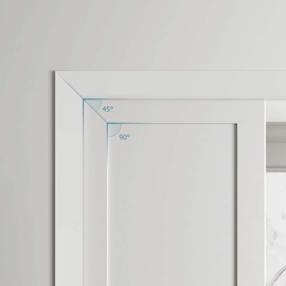 Primed White Pine Wood Finger-Jointed Door Casing