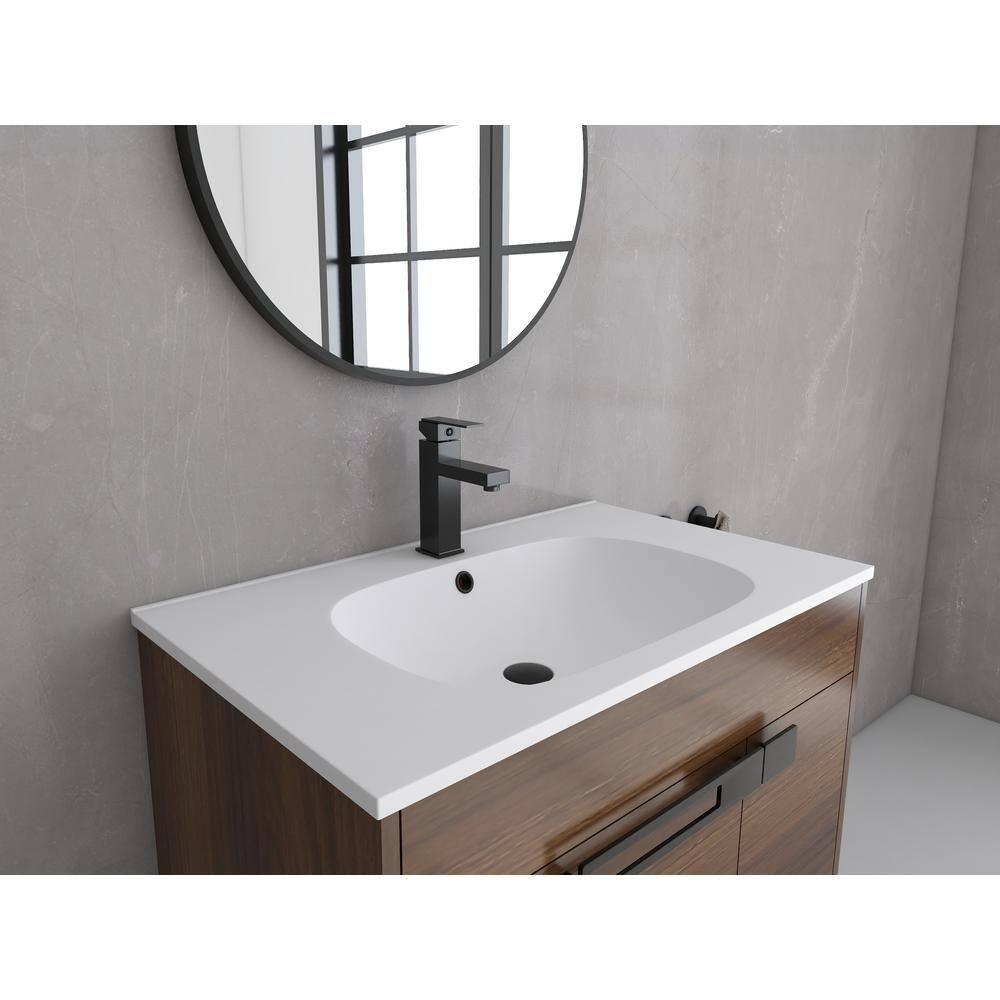 30" SINK VANITY WITH KD PACKAGE, PLYWOOD, SMC TOP, NO FAUCET
