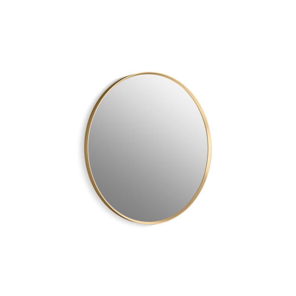 Essential Round Wall Mirror, Bathroom/Vanity Mirror with Frame