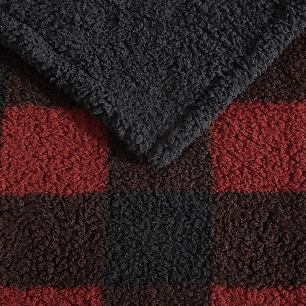 Eddie Bauer Eddie Bauer Printed Sherpa Reversible Throw Blankets