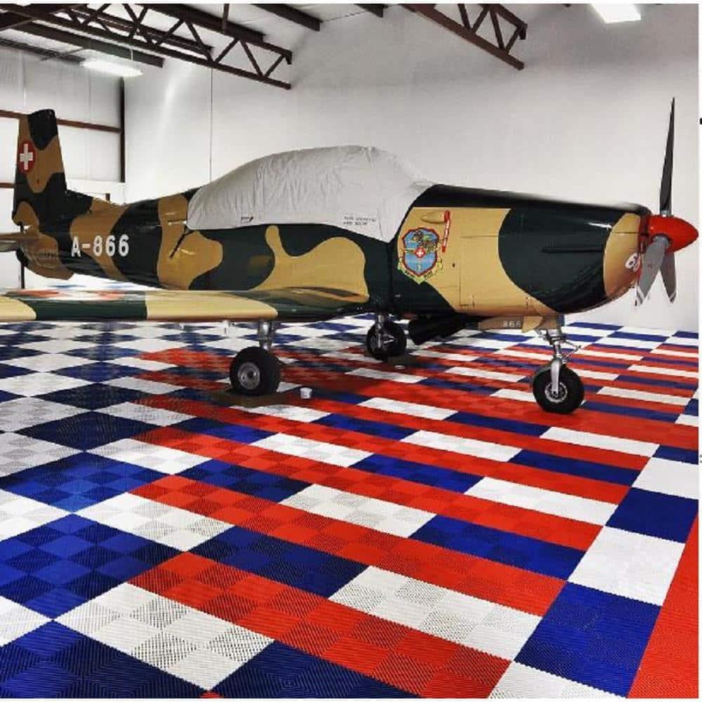 Swisstrax Ribtrax Swisstrax 12'' W x 12'' L Garage Flooring Tiles