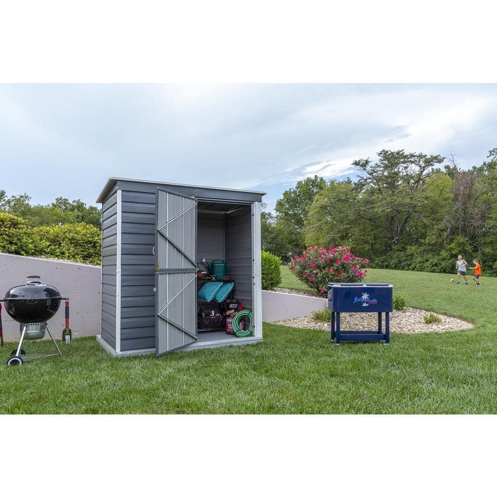 Arrow Shed-in-a-Box 6 ft. W x 4 ft. D Metal Horizontal Storage Shed