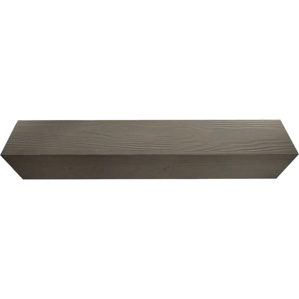 Sandblasted Endurathane Faux Wood 3-Sided Ceiling Beam (U-beam)