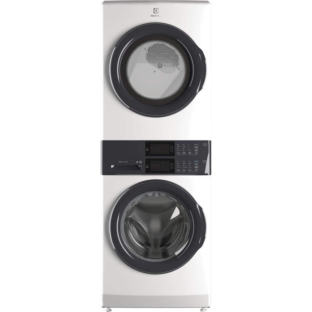 Electrolux Washer & Dryer Set with Stackable 4.4 Cubic Feet Front Load Washer and 8 Cubic Feet Dryer with Stacking Kit