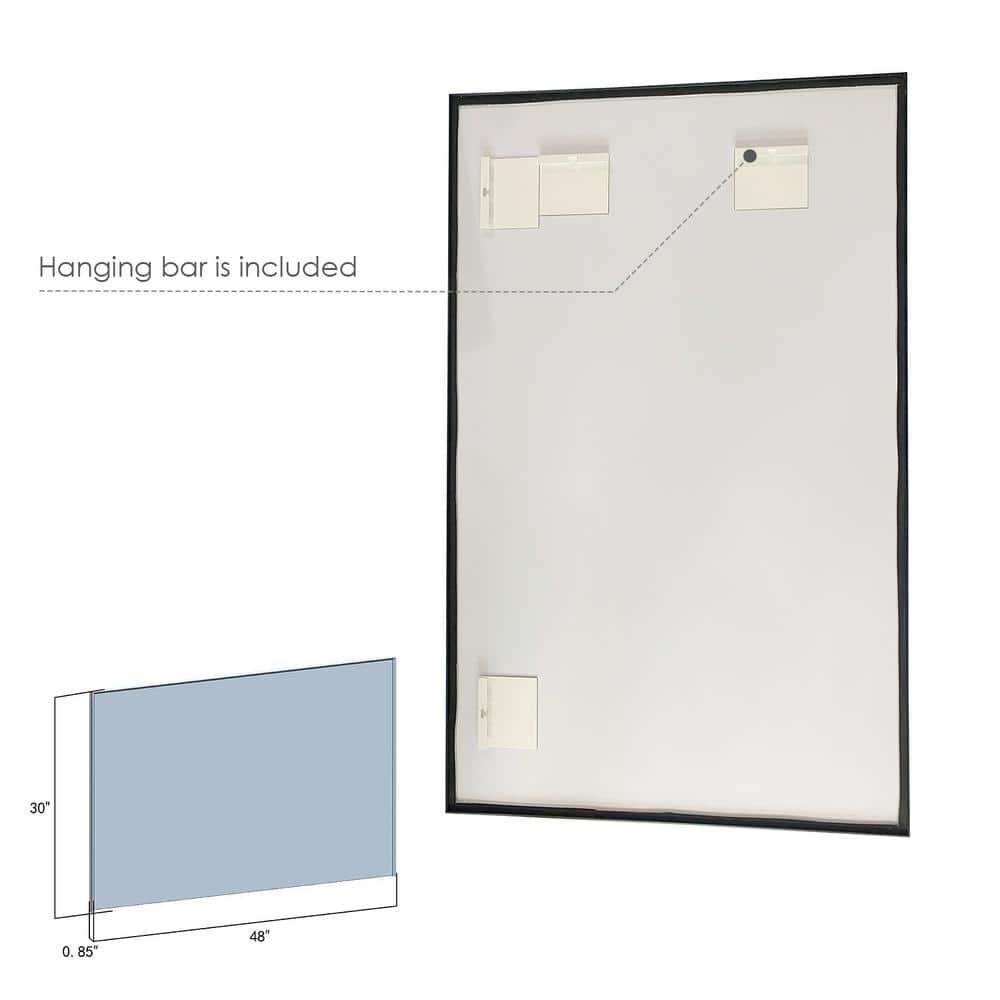 Altair Metal Flat Wall Mirror