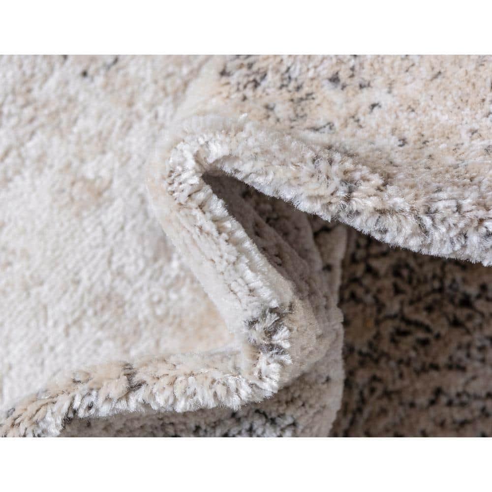 Unique Loom Portland Collection Area Rug - Woodburn (10'  x 13' 1" Rectangle Ivory/Beige)