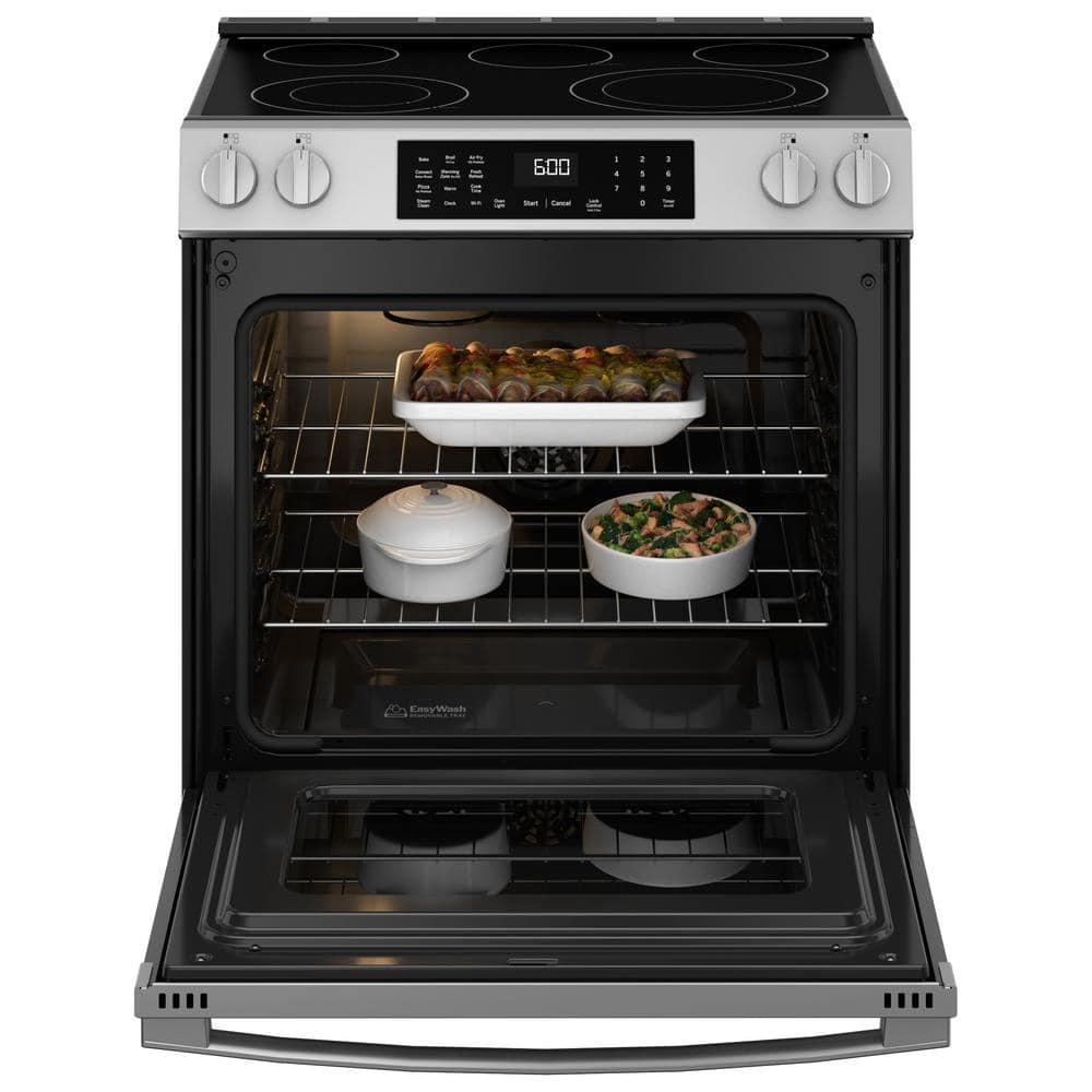 GE Appliances GE 30" Slide-In Electric Convection Range