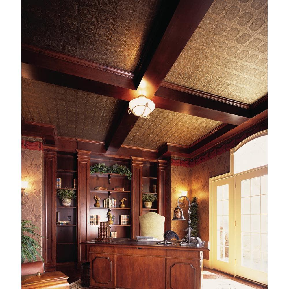 Armstrong World Industries Wellington 1 ft. x 1 ft. Drop-In Mineral Fiber Ceiling Tile in White (Set of 40)