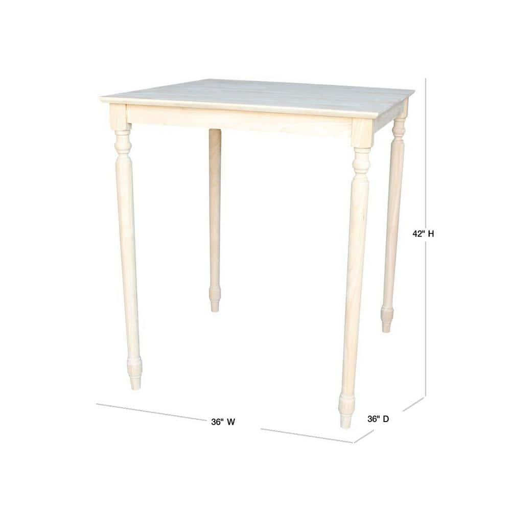 International Concepts Turned Bar Height Dining Table & Reviews | Wayfair