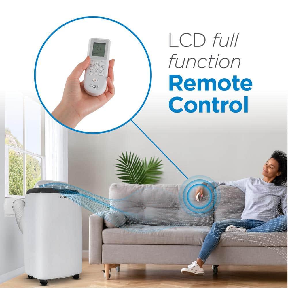 Commercial Cool 8,000 BTU SACC/CEC Portable Air Conditioner with Heat, 12,000 BTU ASHRAE 128