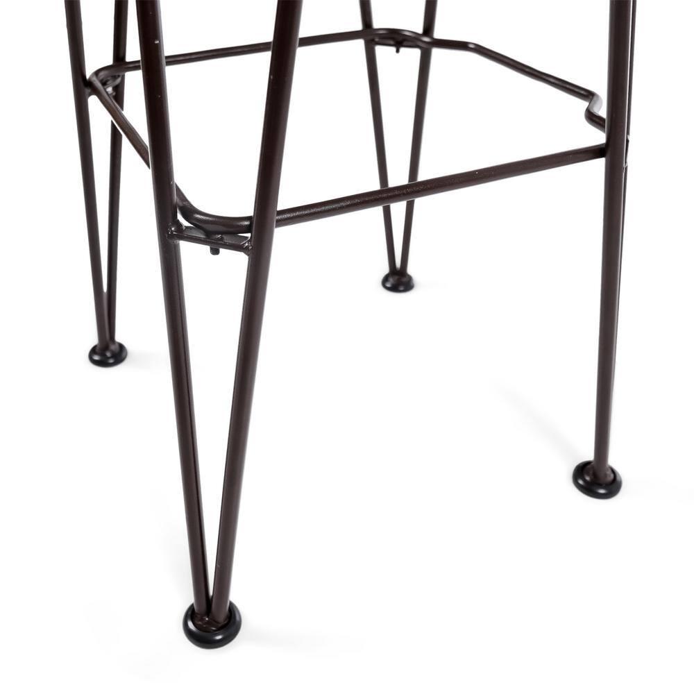 Noble House Denali Outdoor Teaked Acacia Wood Barstools (Set of 4)