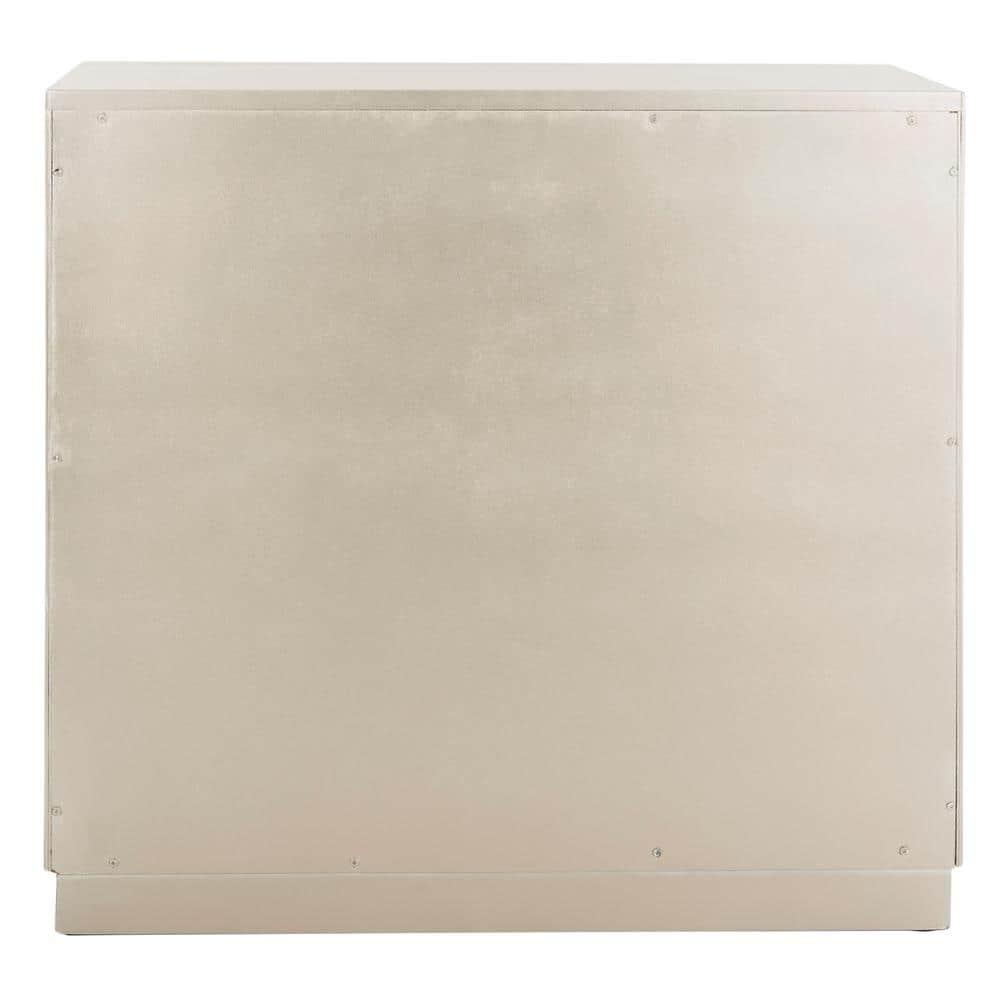 Kaia 2 Door Chest - CHS6404 - Champagne/Mirror - Safavieh