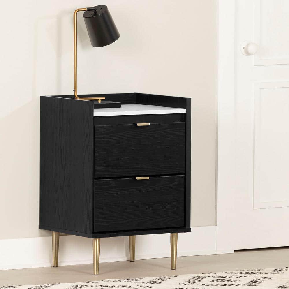 Hype 2 Drawer End Table with Storage