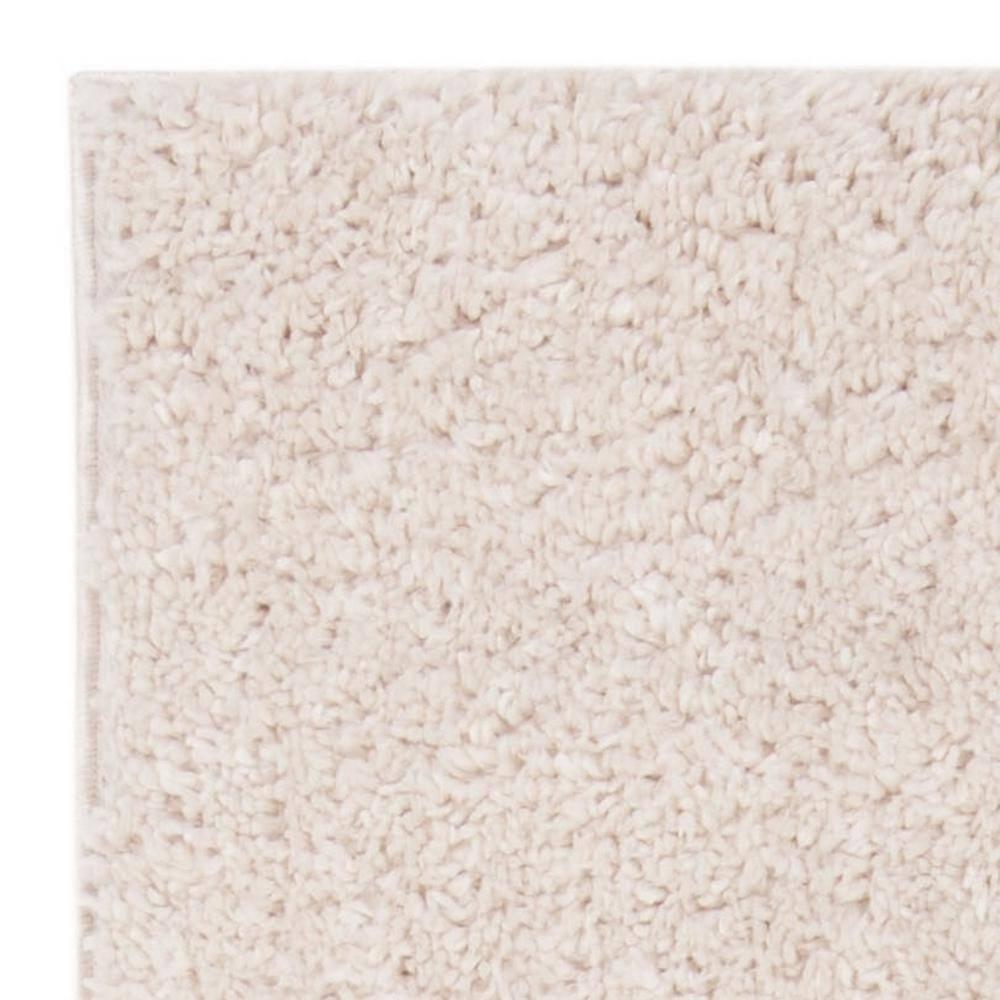 August Shag 900 AUG900 Power Loomed Indoor Runner Rug - Beige - 2'3"x6' - Safavieh