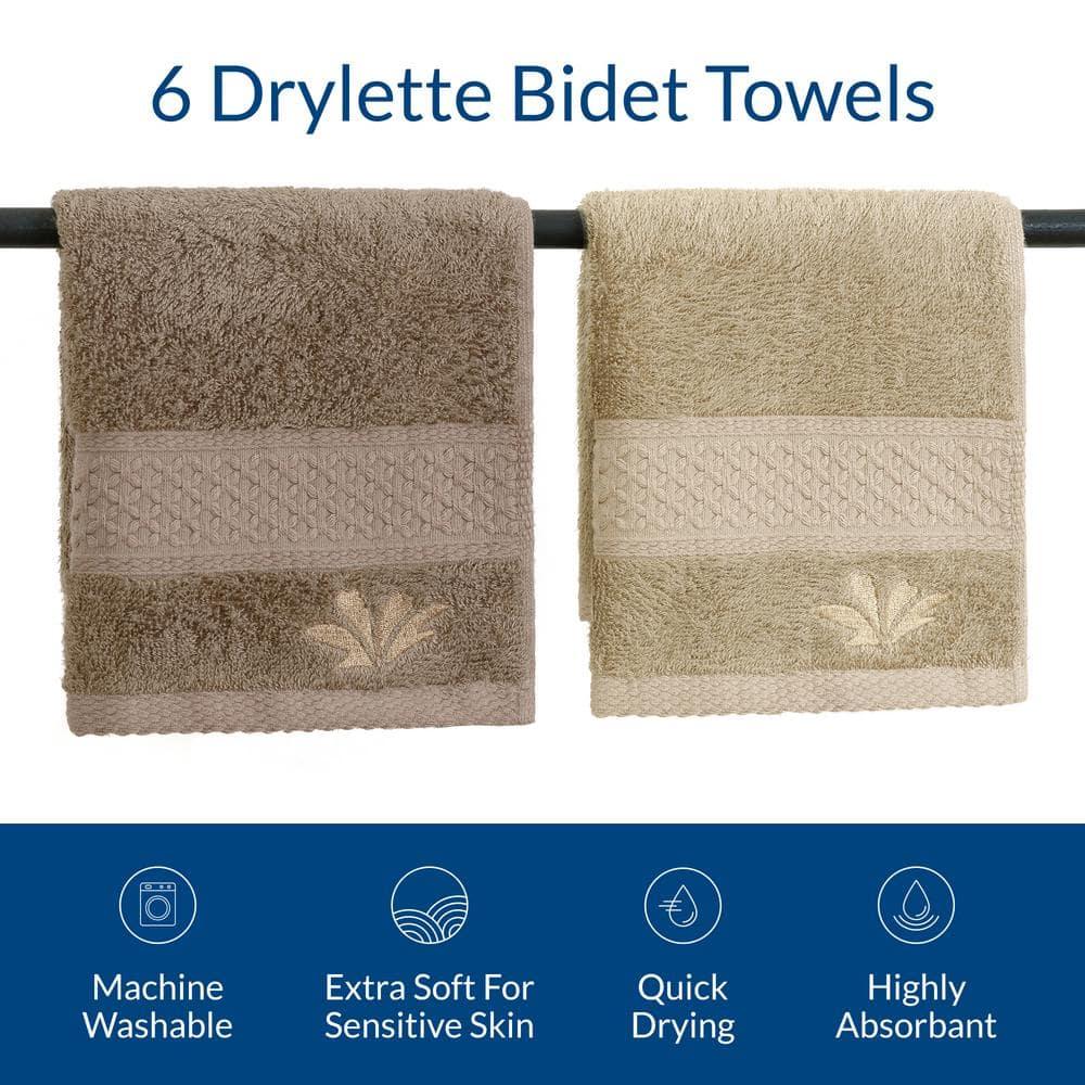 Bio Bidet by BEMIS 7ZBB1000R DRY BB1000 Round Bidet Toilet Seat, Electric, Warm Water with Air Dryer + 6 Bidet Towels
