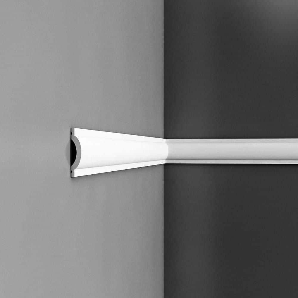 Architectural Products by Outwater L.L.C. 1/2 in D x 2-3/4 in W x 78-3/4 in L Primed White Plain Polyurethane Panel Moulding (Set of 2)