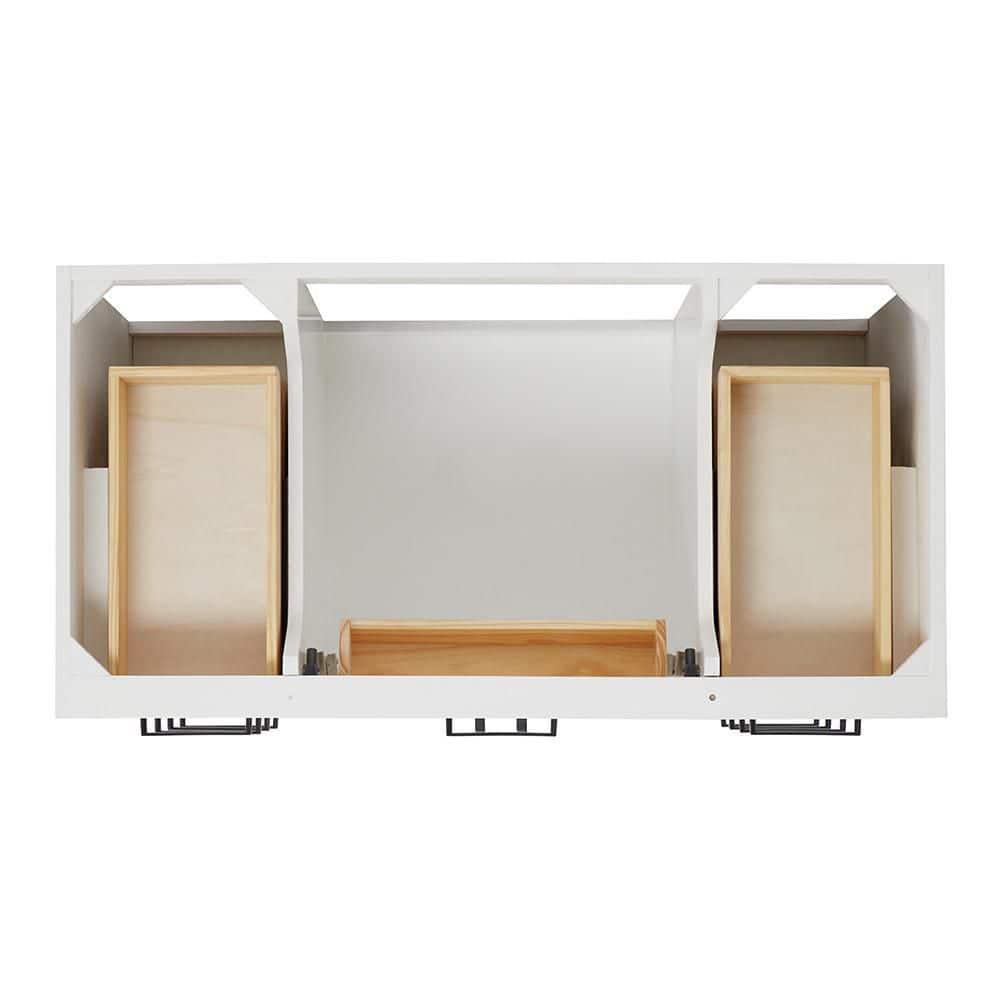 Wildon Home® Tidworth 42'' Solid Wood Single Bathroom Vanity with 1.5'' Carrara Quartz Top, Rectangular Sink