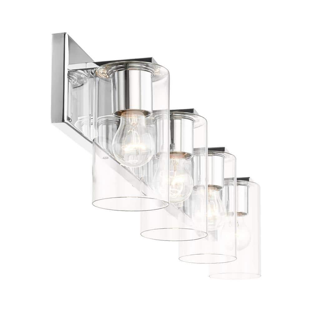 Livex Lighting Zurich 4 - Light Vanity in  Polished Chrome