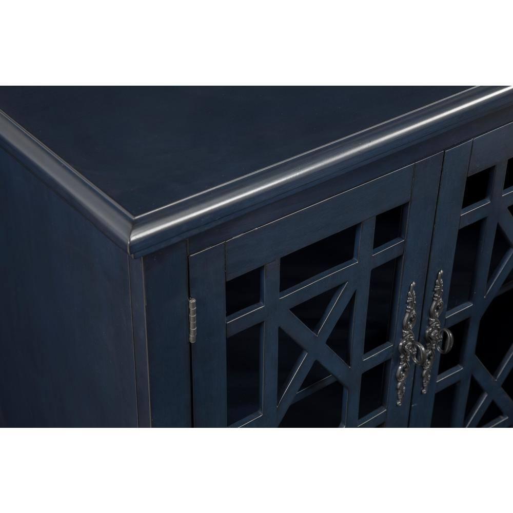 Martin Svensson Home Elegant Small Spaces TV Stand, Blue