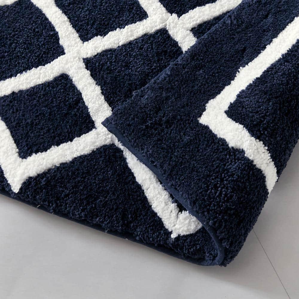 Madison Park Bittman Reversible High Pile Tufted Bath Rug