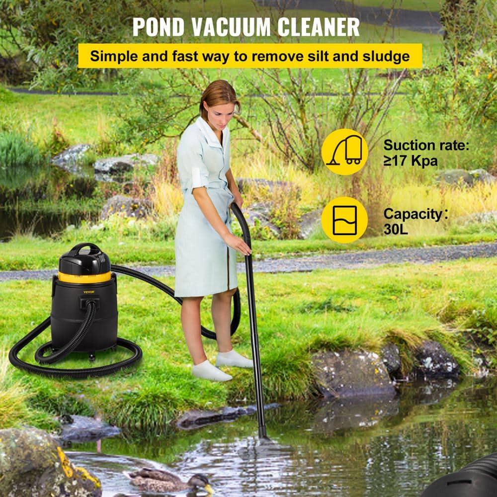 VEVORbrand Pond Vacuum Cleaner, 1400W Motor in Continuous Intermittent Cycle, 120V Motor w/15 ft Electric Wire for Ponds, Swimming pools, Homes, and Vehicles