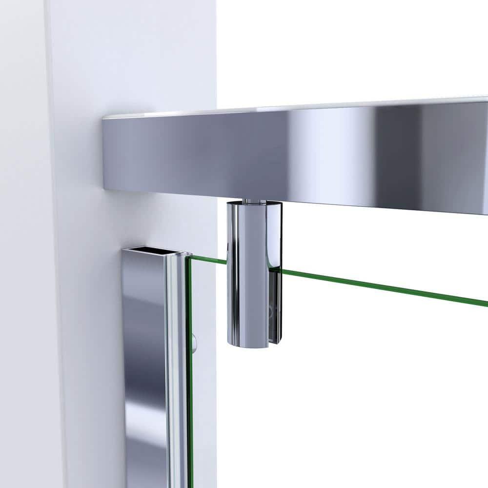 Dreamline Butterfly-S 30-31 1/2 In. W X 74 In. H Semi-Frameless Sliding Bi-Fold Shower Door In Brushed Nickel