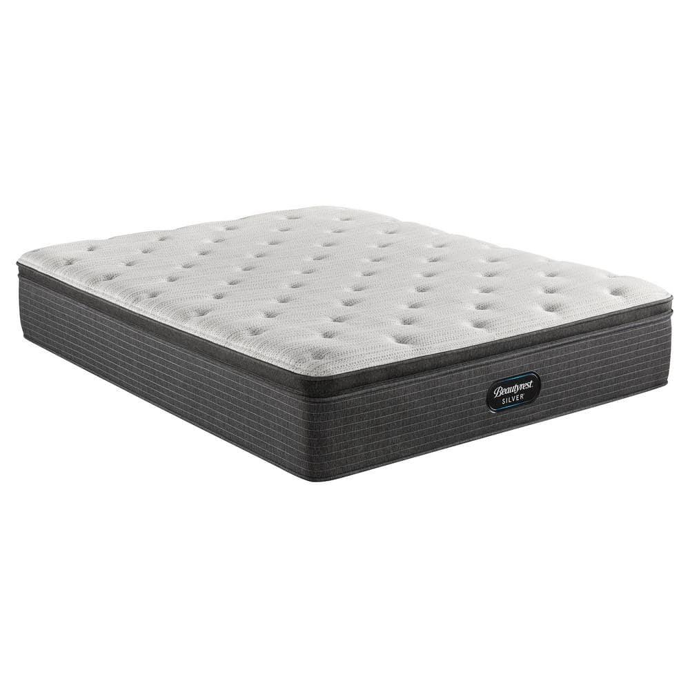 BRS900 14.75 in. Twin XL Plush Pillow Top Mattress with 9 in. Box Spring