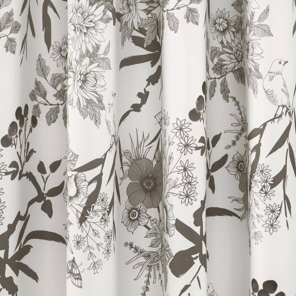 Lush Decor Botanical Garden Floral Tailored 52'' W Window Valance