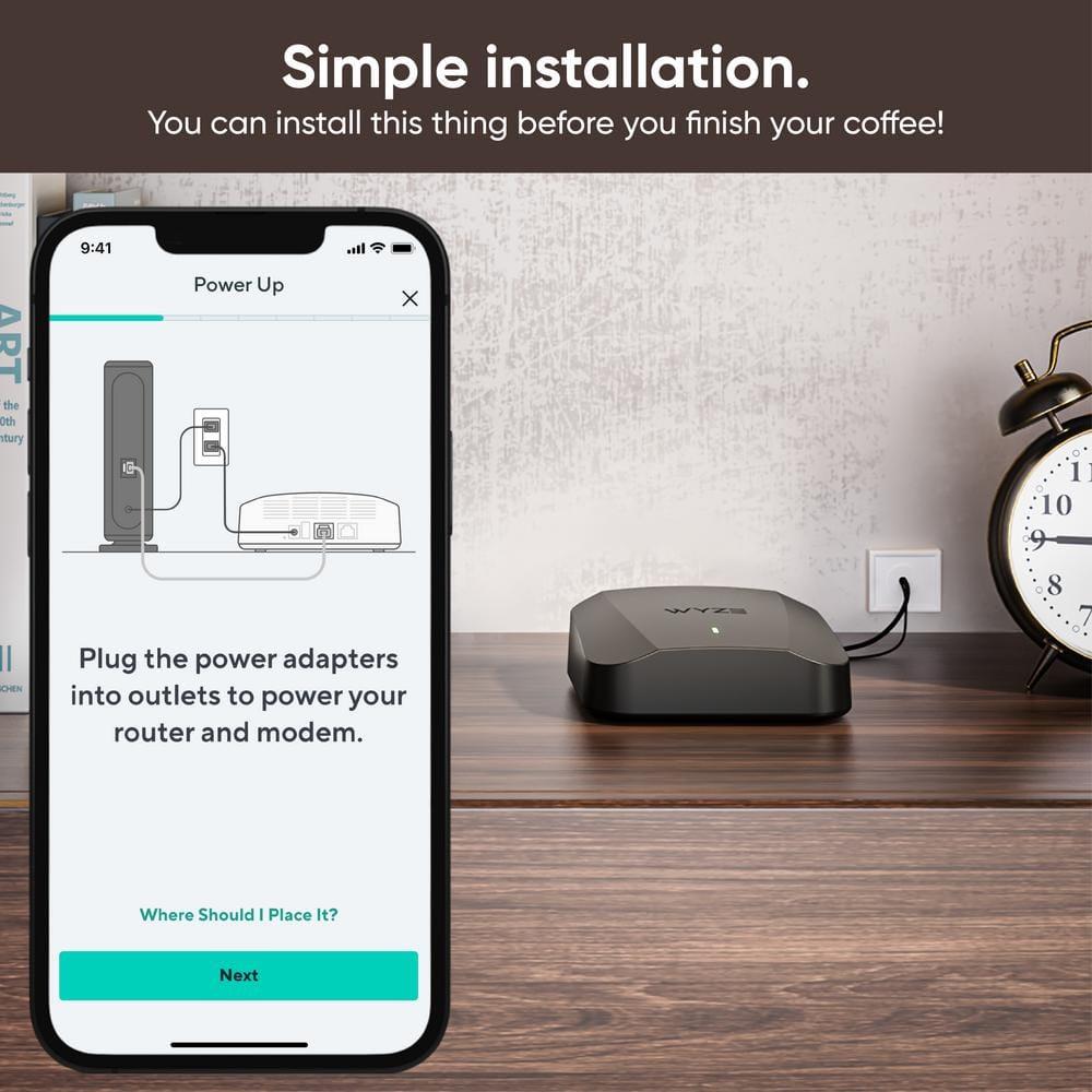 Restored Wyze Wi-Fi 6E Mesh Router Pro Tri-Band - WF6ETBMR (A-Grade) (Refurbished)