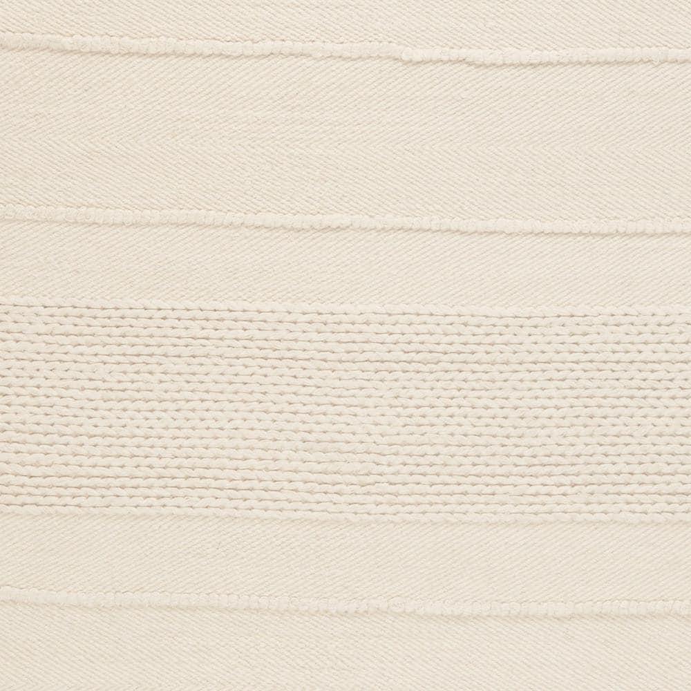 SAFAVIEH Natura Avery Solid Striped Braided Wool Area Rug, Natural, 9' x 12'