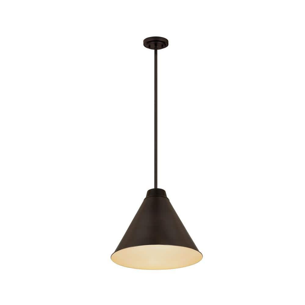 Z-Lite Eaton 1 - Light Pendant in  Matte Black