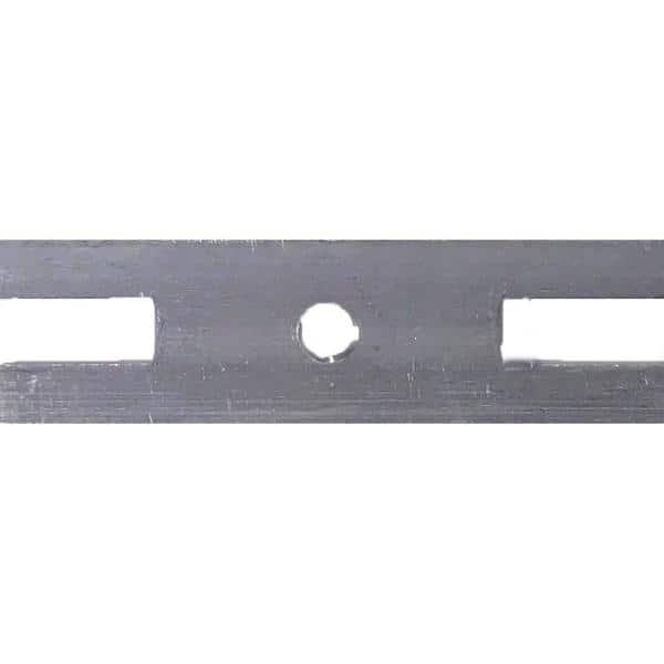 Universal Bathtub Drain Single/One (1) Hole Overflow Face Plate with Screw and Adapter to Fit 2-Hole in Polished Brass