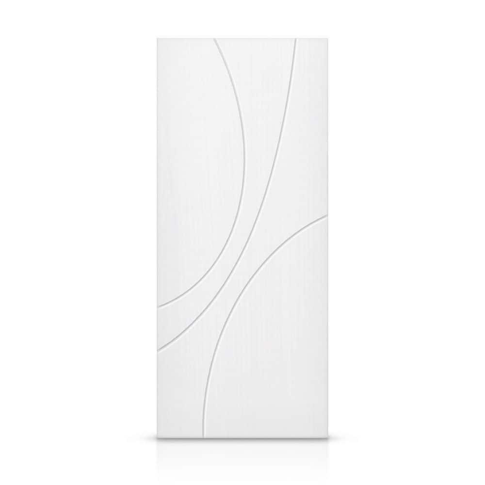 Calhome Hollow Paneled Painted Slab Door