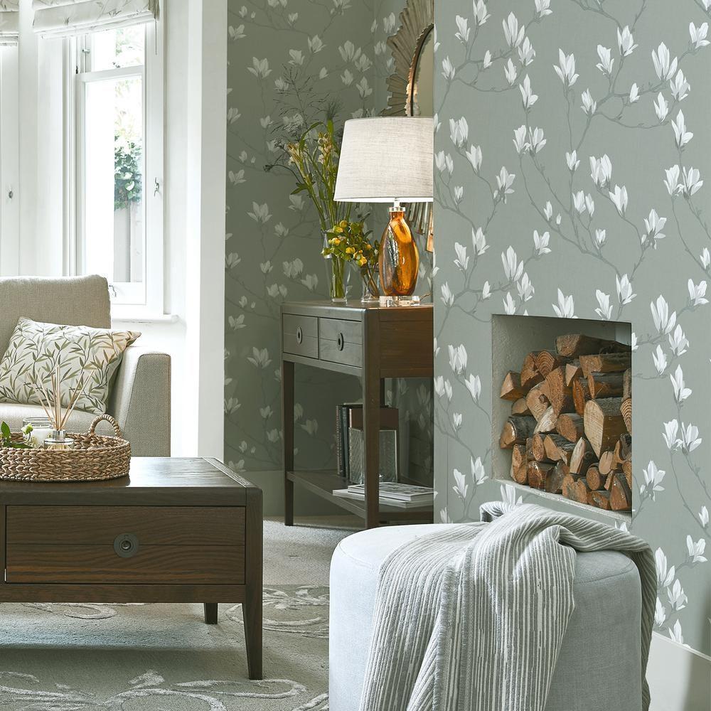 Laura Ashley Magnolia Grove Wallpaper Roll