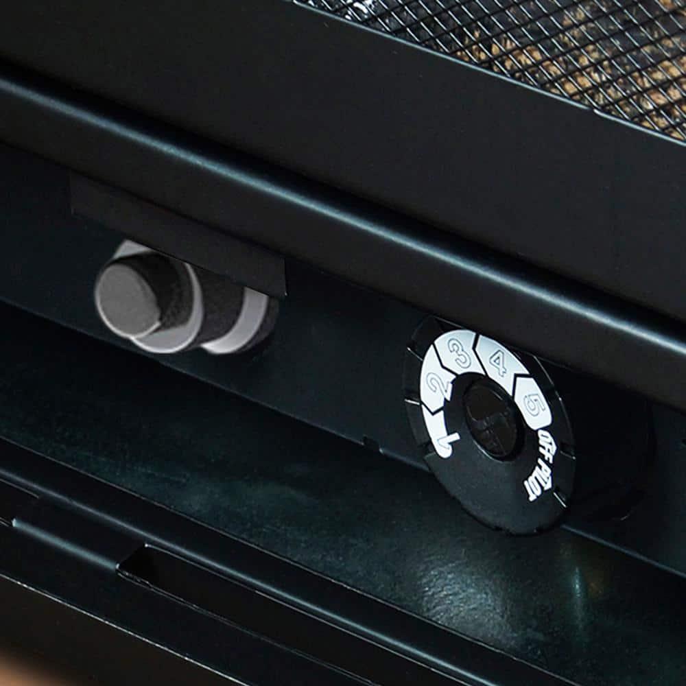 Pleasant Hearth 36 in. Natural Gas Compact Freestanding Tobacco Vent Free Fireplace 20,000 BTU