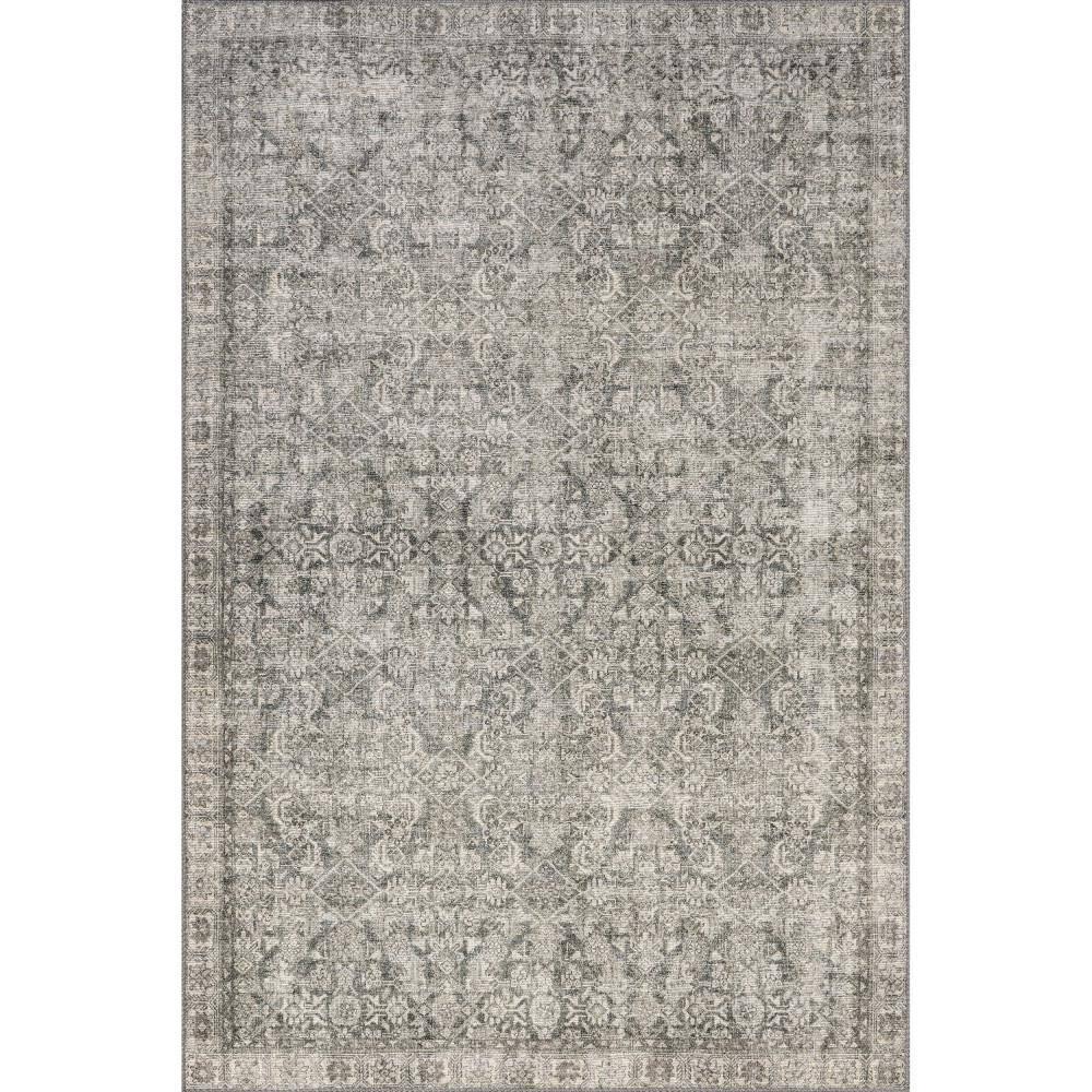 Nuloom Hillstone Collection Calianna Traditional Vintage Medallion Area Rug, 5' x 8', Beige