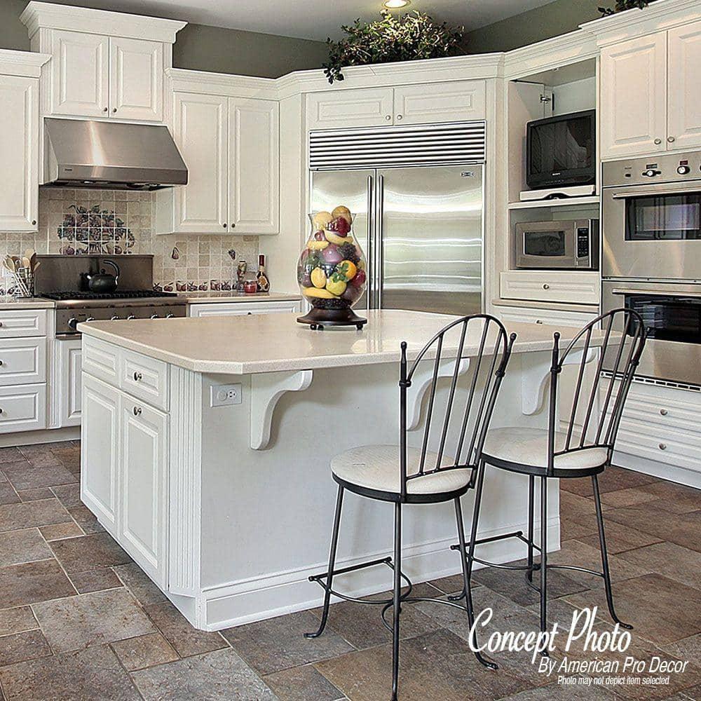 Architectural Products by Outwater L.L.C. 10 in x 2-1/8 in x 7 in Unfinished Small Solid Traditional Plain Wood Backet Corbel