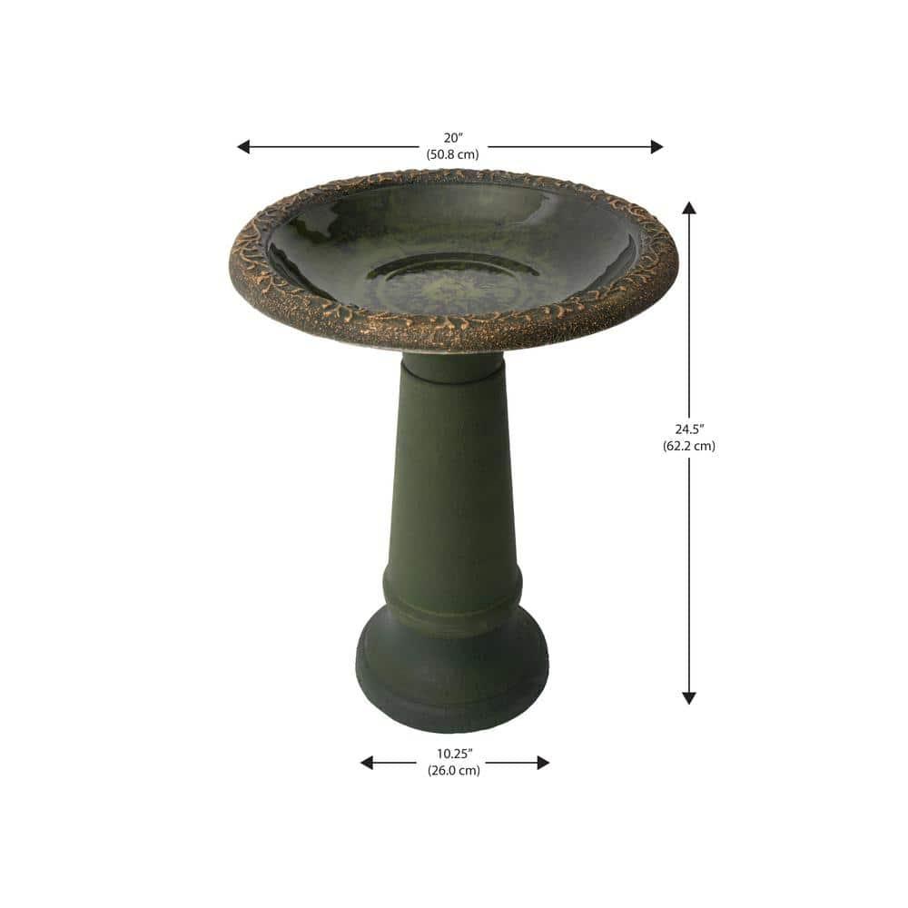 Algreen Polystone Birdbath