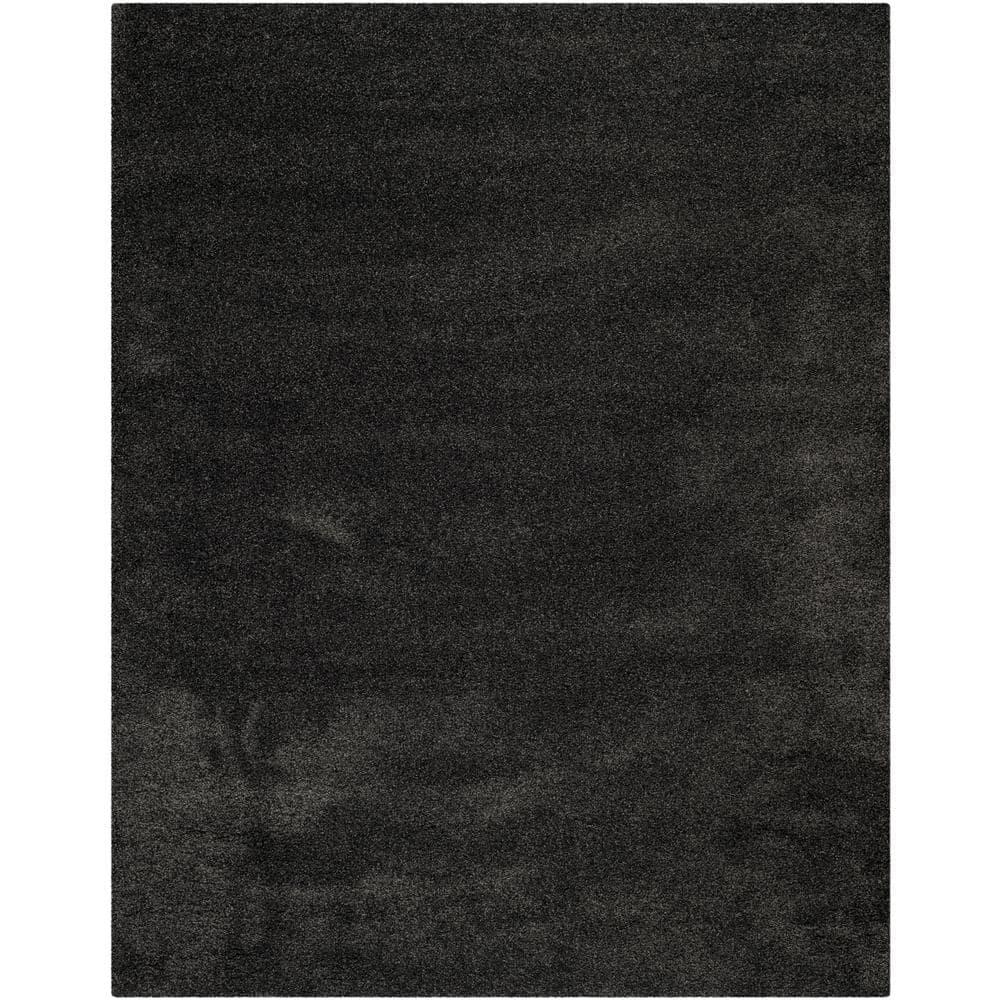 Milan Shag SG180 Power Loomed Indoor Area Rug - Dark Grey - 6'x9' - Safavieh