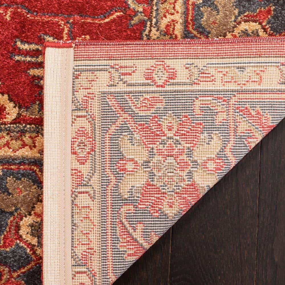 Mahal MAH693 Power Loomed Indoor Area Rug - Red/Navy - 9'x12' - Safavieh