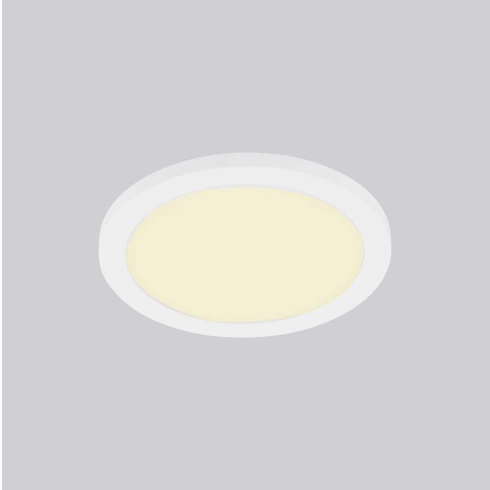 EGLO Trago 9 1 -Light 8.86-in White Flush Mount Light ENERGY STAR Certified