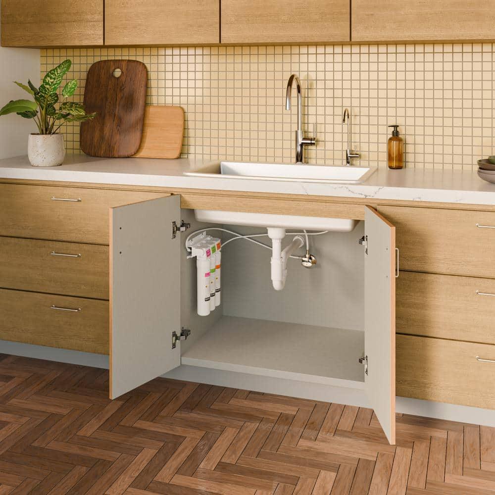 H2O+ Coral Three-Stage Undercounter Water Filter System