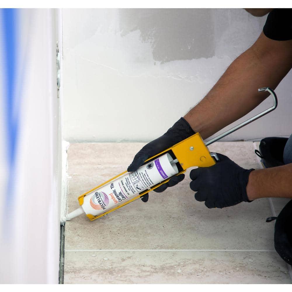 Custom Building Products Polyblend Natural Gray Siliconized Acrylic Caulk 10.5 oz.