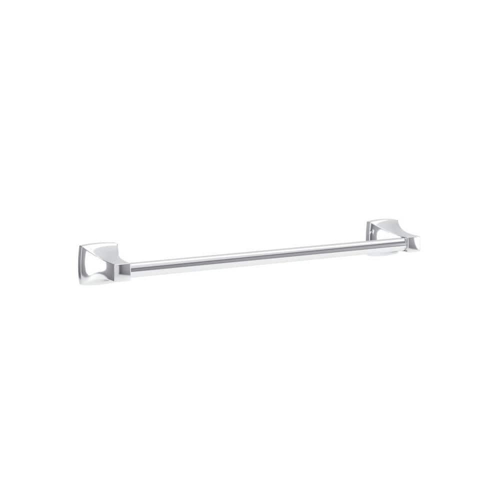 Oak Wall Mounted Bathroom Towel Bar with Installation Hardware