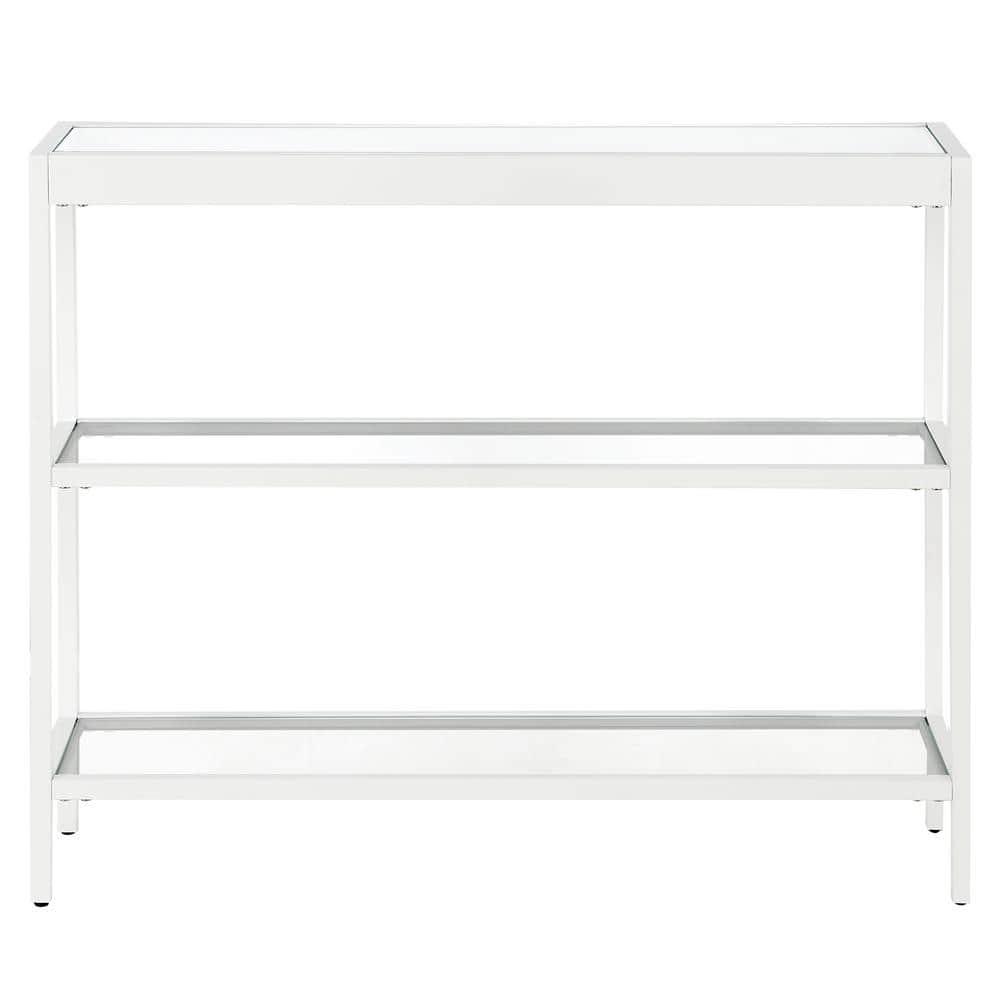 36" White Console Table - Henn&Hart