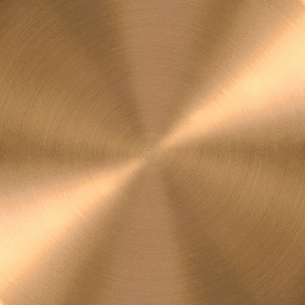 Evelyn&Zoe 14.5" Matte Black/Brass Metal/Glass Semi Flush Mount
