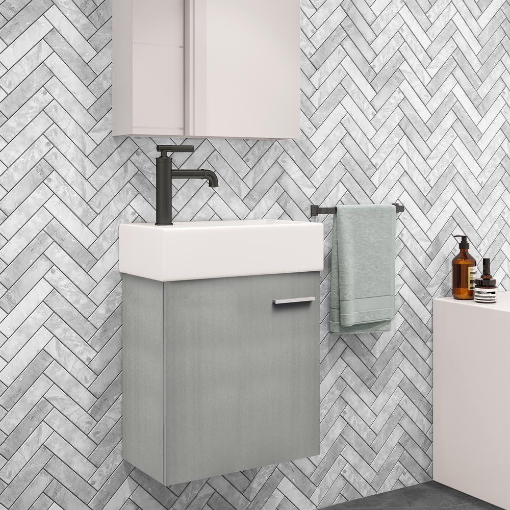 Colmer 18" Wall-Mounted Bathroom Vanity
