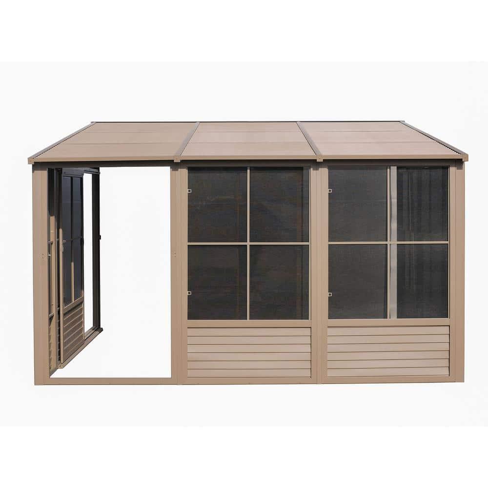 Gazebo Penguin Florence Wall-Mounted Solarium with Metal Roof
