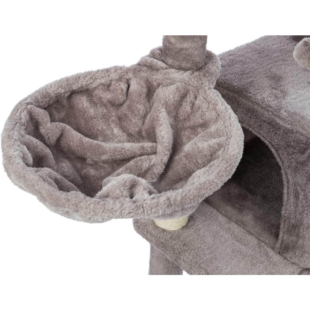 TRIXIE TRIXIE Pepito 39.4" Cat Tower, 3-Level Cat Tree with Sisal Scratching Posts and Ramp, Plush Condo and Hammock