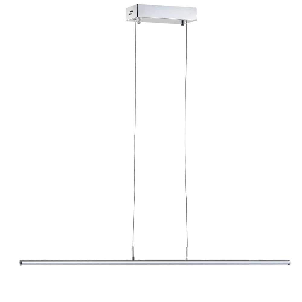 Conley 39.5" Dimmable Adjustable Integrated LED Metal Linear Pendant, Chrome